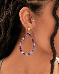Teardrop Resin Stud Earrings Earring Sterling Forever 