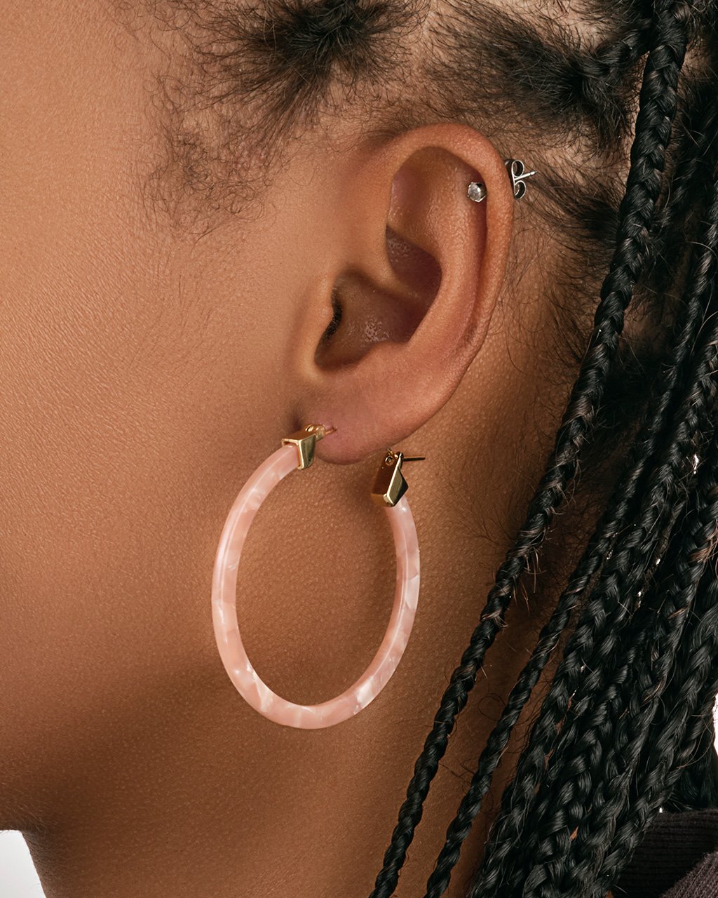 50mm Resin Hoop Earrings Earring Sterling Forever 