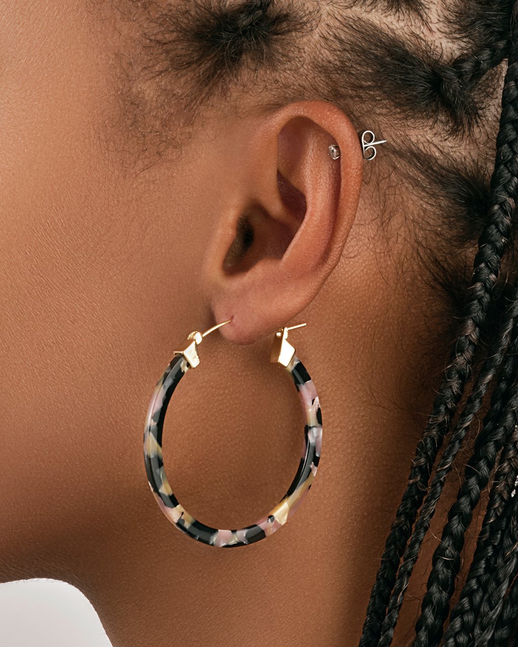 50mm Resin Hoop Earrings Earring Sterling Forever 
