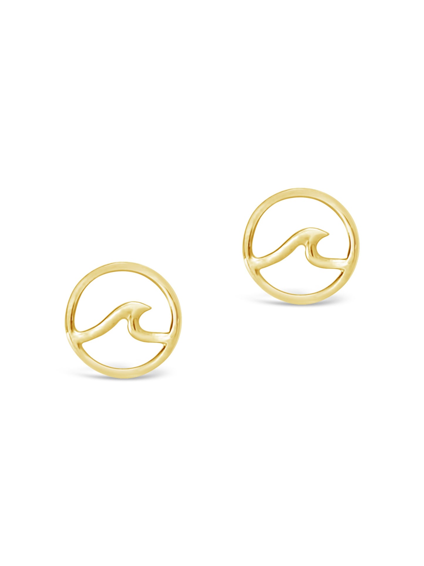 Sterling Silver Wave Studs - Sterling Forever