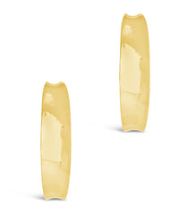 Sterling Silver Graduated Huggie Hoops Earring Sterling Forever 