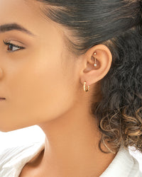 Sterling Silver Simple Twist Hoops Earring Sterling Forever 
