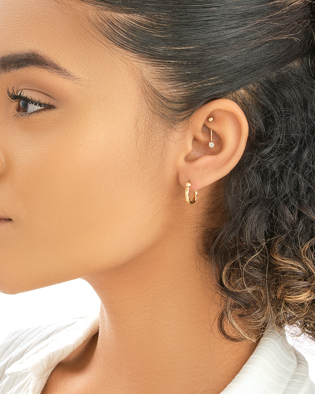 Sterling Silver Simple Twist Hoops Earring Sterling Forever 