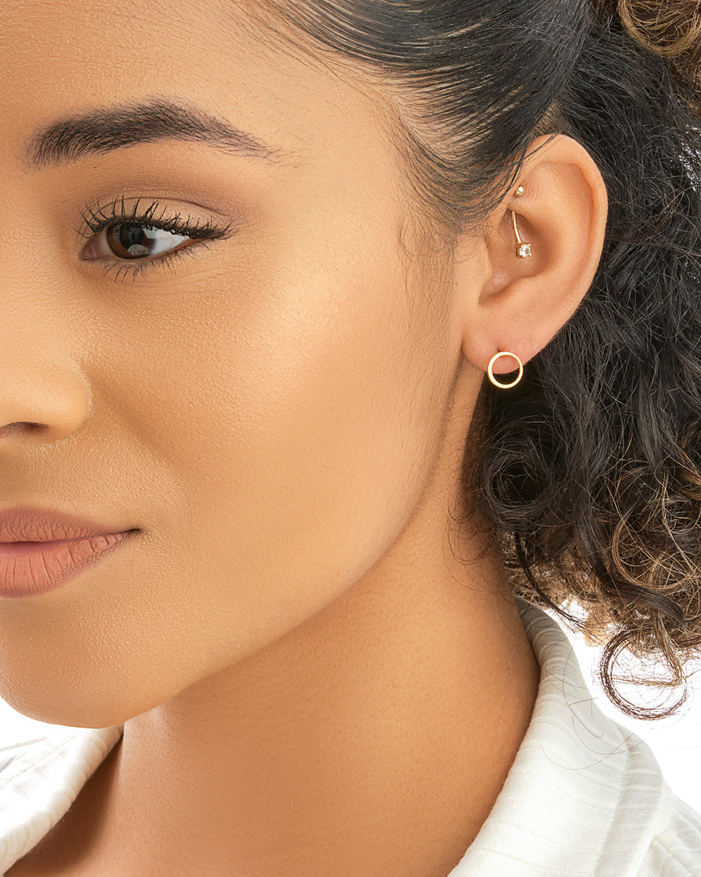 Sterling Silver Simple Circle Studs Earring Sterling Forever 