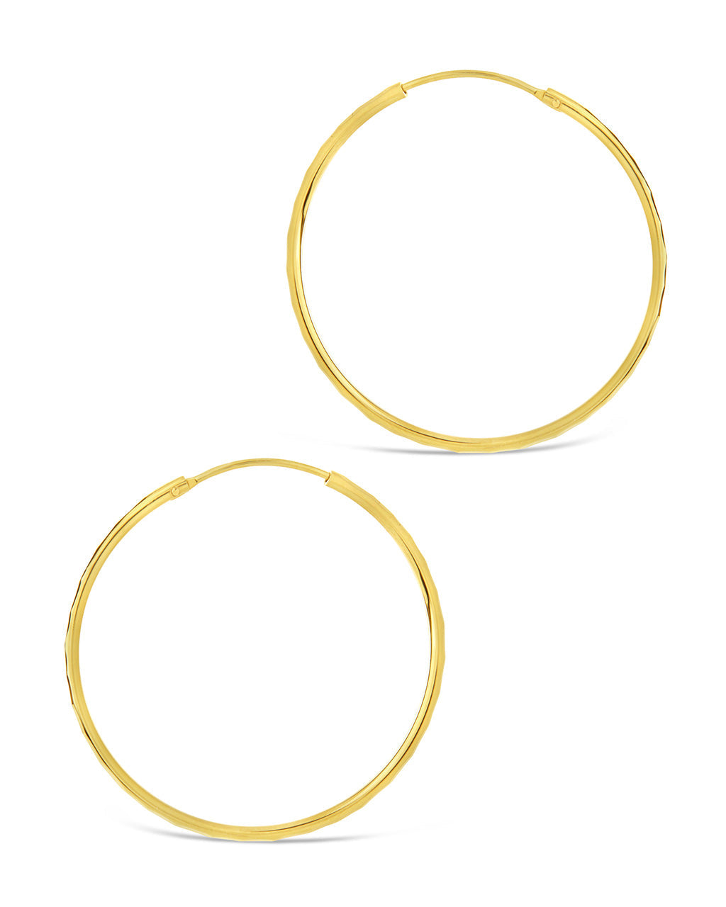 Gloria Hoops Earring Sterling Forever 
