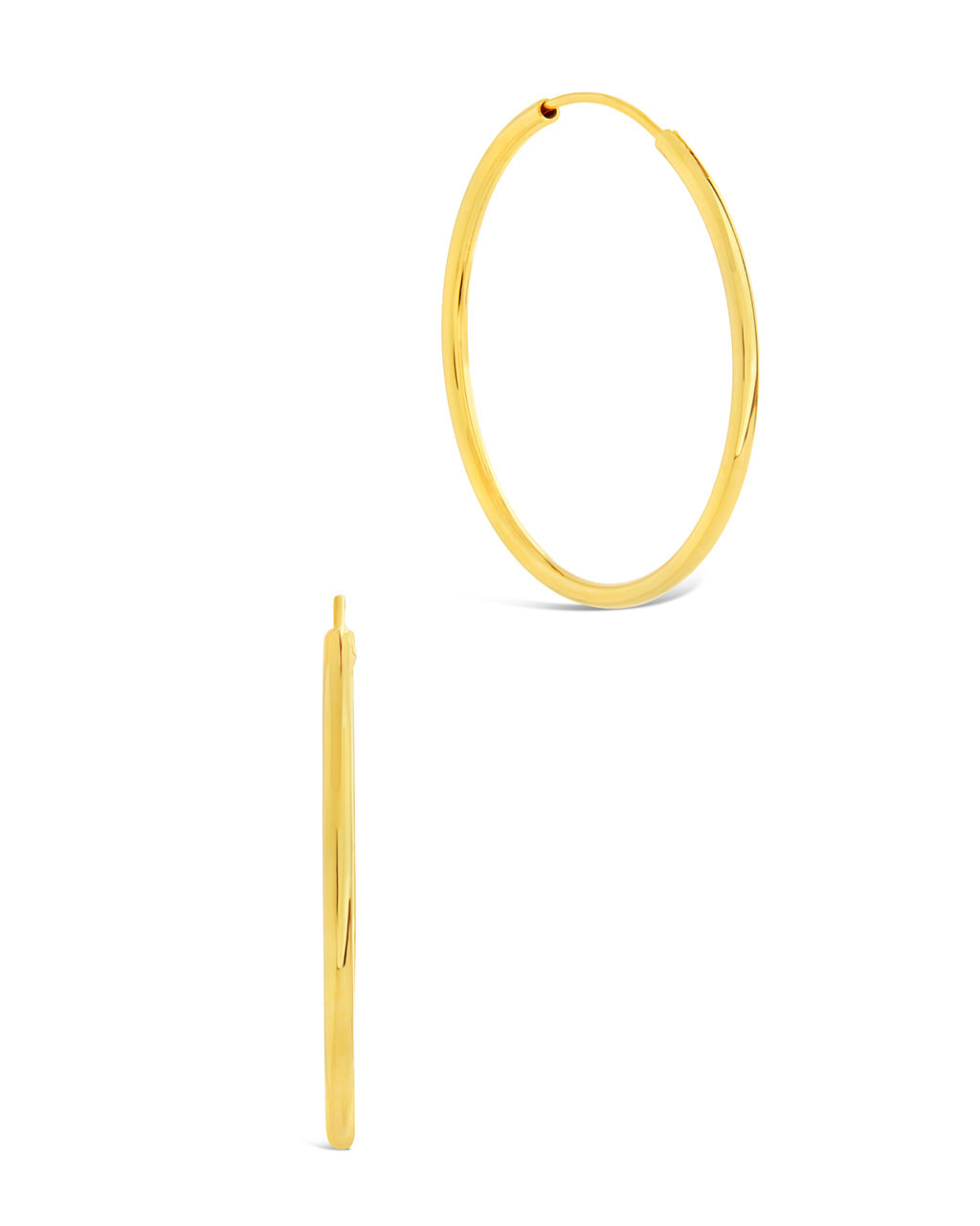 Lucy Hoops Earring Sterling Forever Gold 