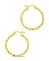 Anita Hoops Earring Sterling Forever 