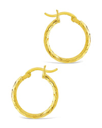 Anita Hoops Earring Sterling Forever 