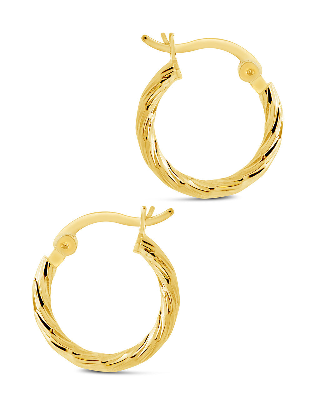 Anita Hoops Earring Sterling Forever 