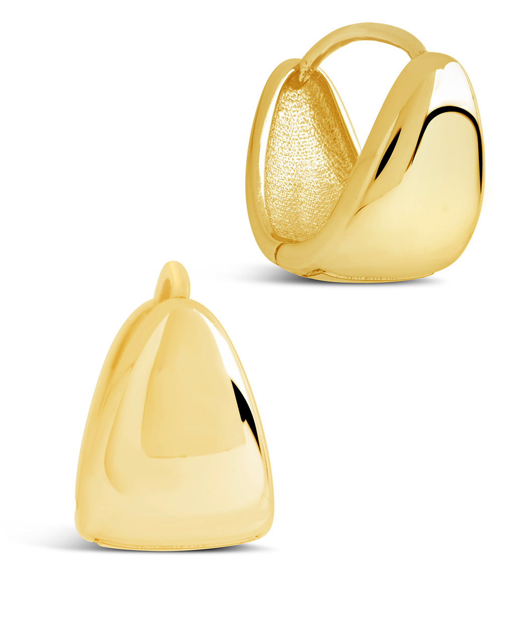 Sterling Silver Sophie Huggie Hoops Earring Sterling Forever Gold 