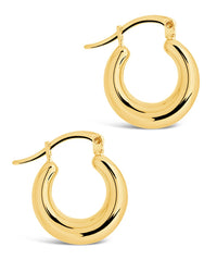 Graduated Tube Hoops Earring Sterling Forever 