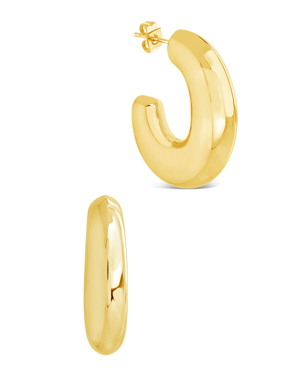 Avril Hoops Earring Sterling Forever Gold 