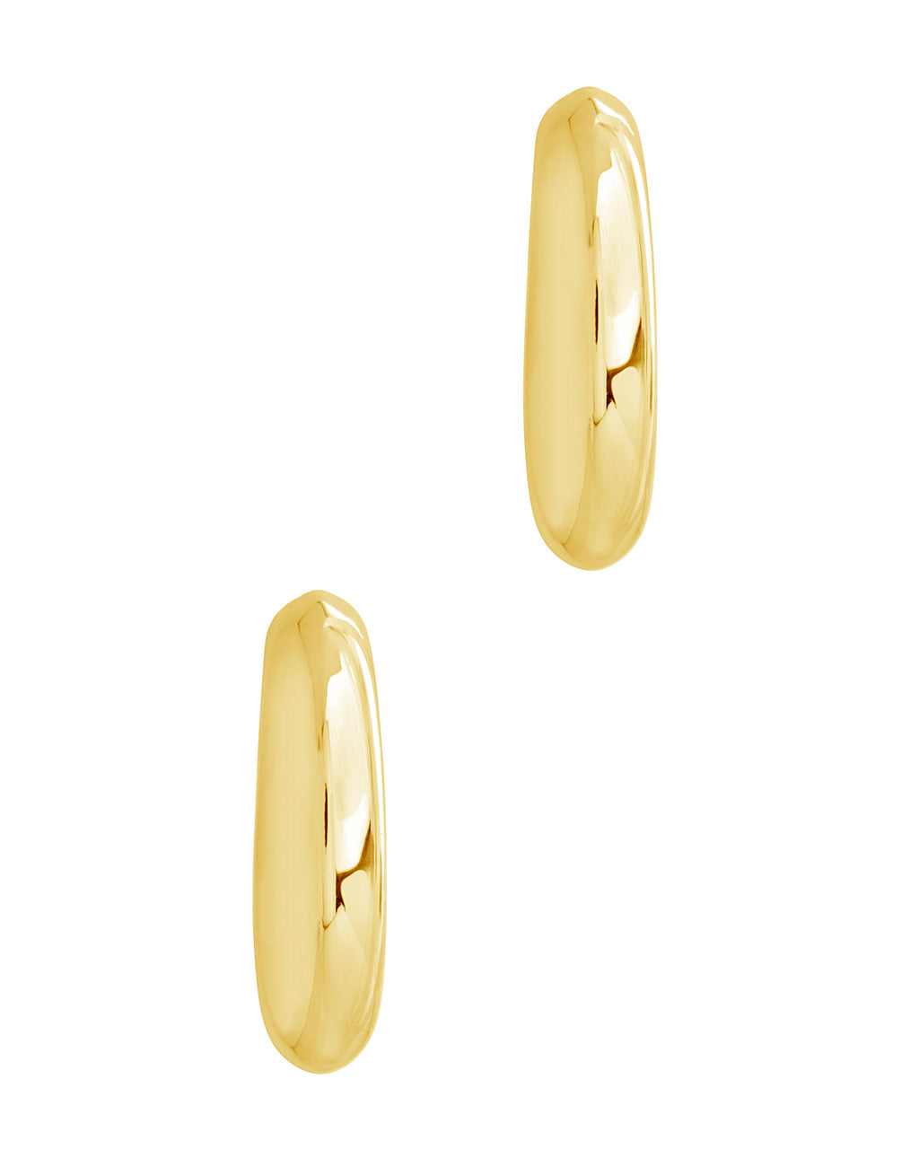 Sterling Forever Quinn Tube Hoop Earrings