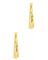 Delia Hoops Earring Sterling Forever 