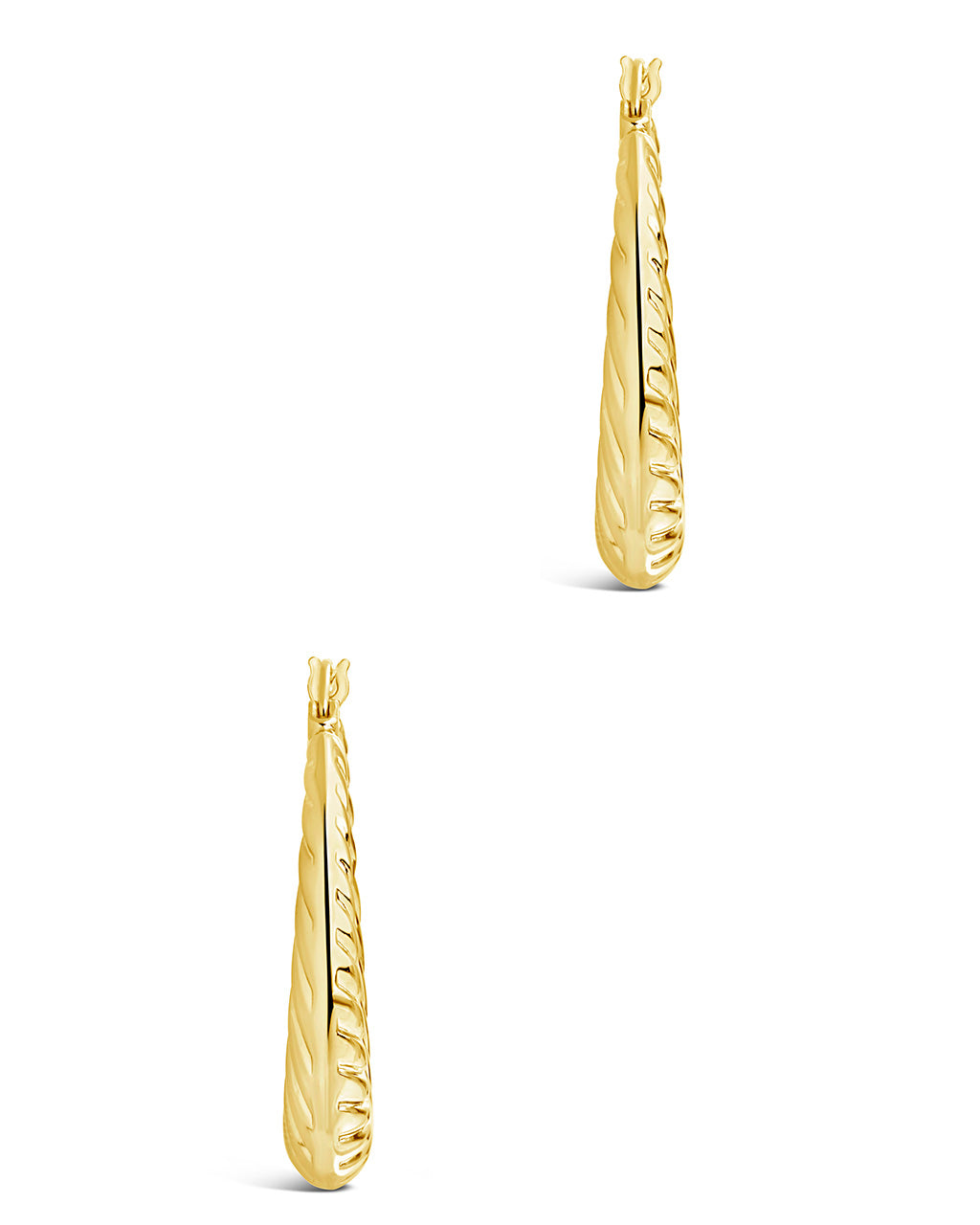 Delia Hoops Earring Sterling Forever 