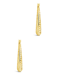 Delia Hoops Earring Sterling Forever 