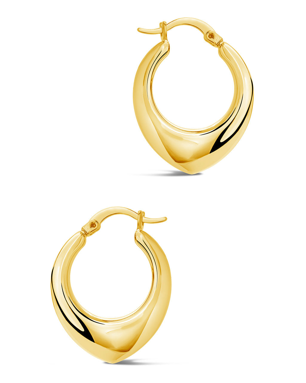 Indy Hoops Earring Sterling Forever 