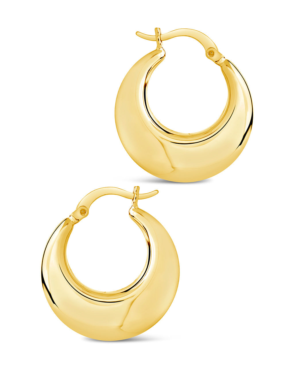 Mina Hoops Earring Sterling Forever 