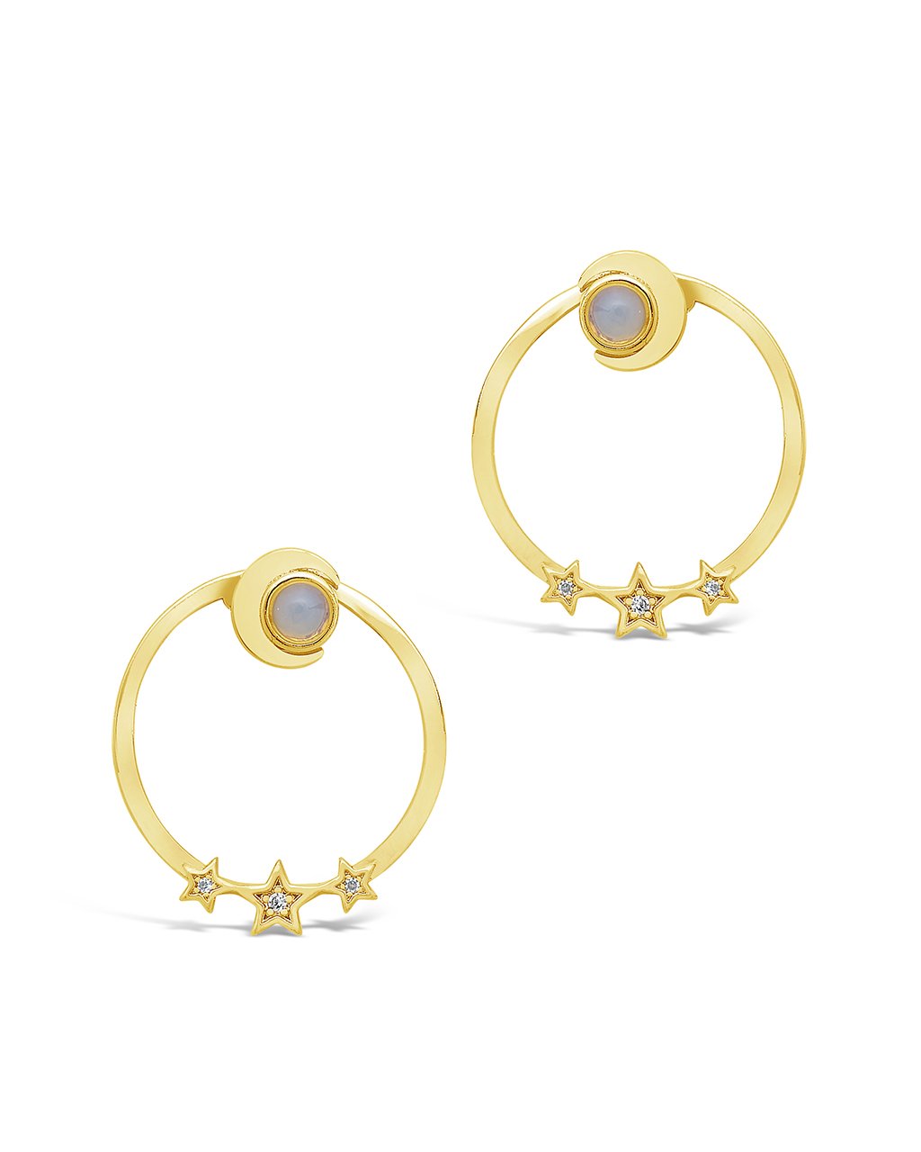 Celestial Jacket Earring Earring Sterling Forever Gold 