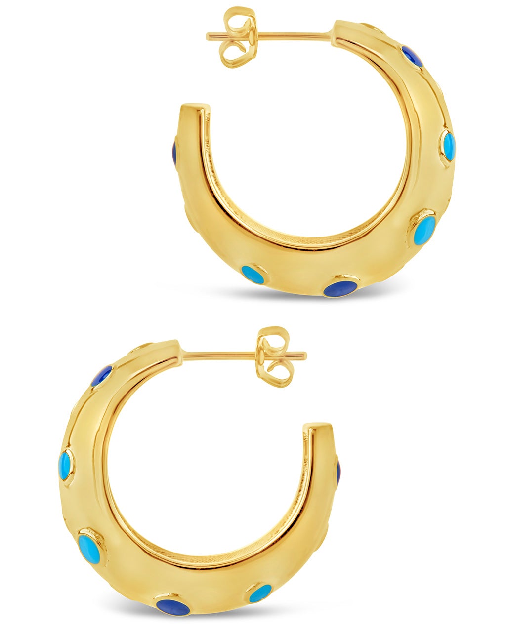 Verena Hoops Earring Sterling Forever 