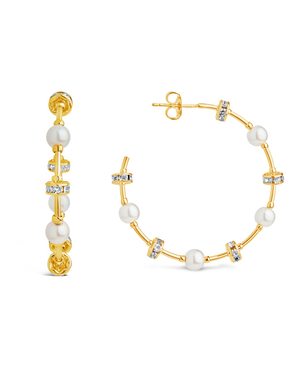 Talulla Hoops Earring Sterling Forever 