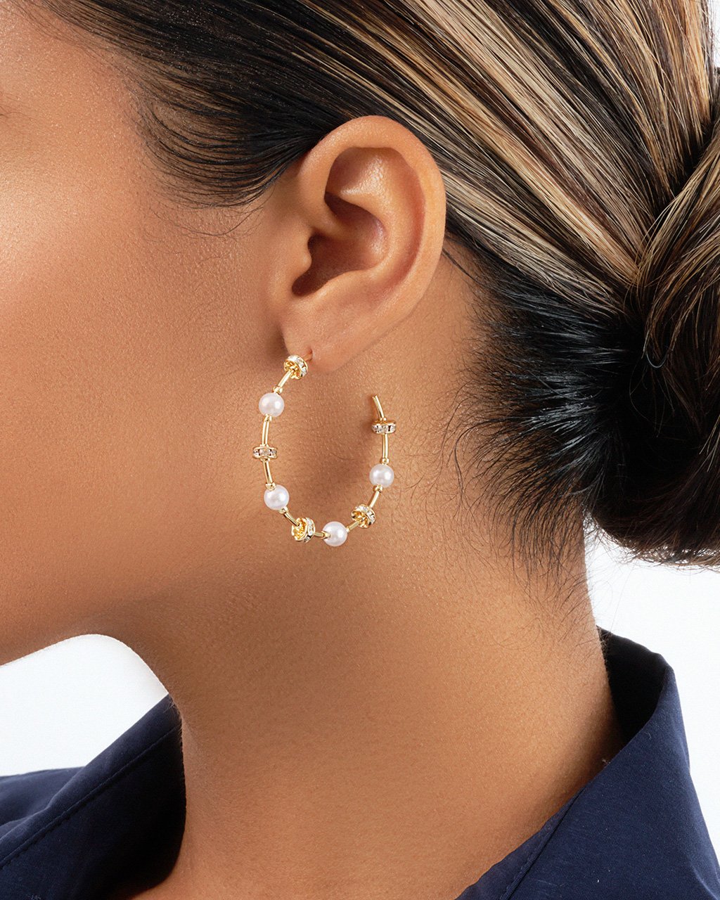 Talulla Hoops Earring Sterling Forever 