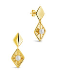 Kenza Drop Earrings Earring Sterling Forever Gold 
