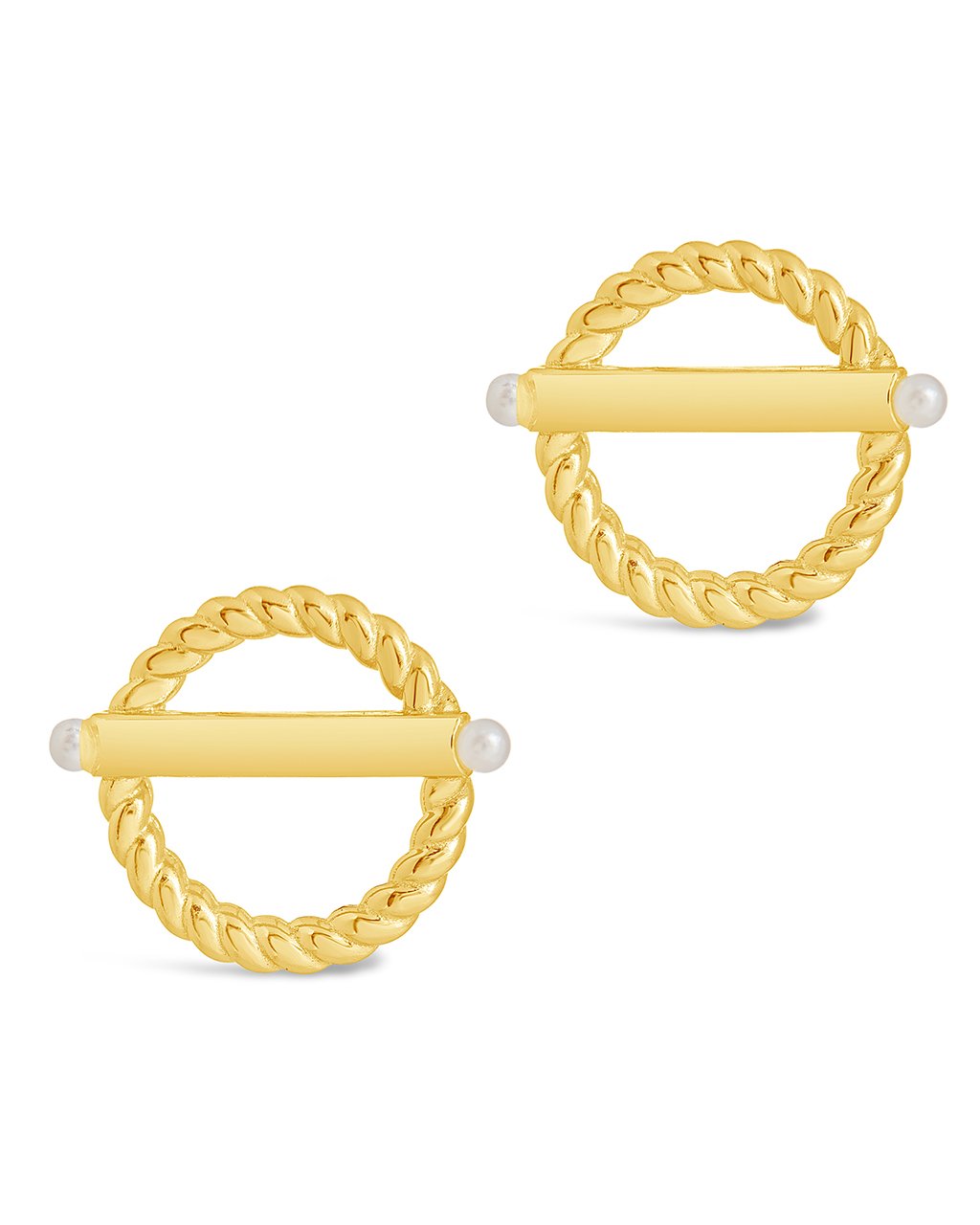 Victoria Studs Earring Sterling Forever Gold 