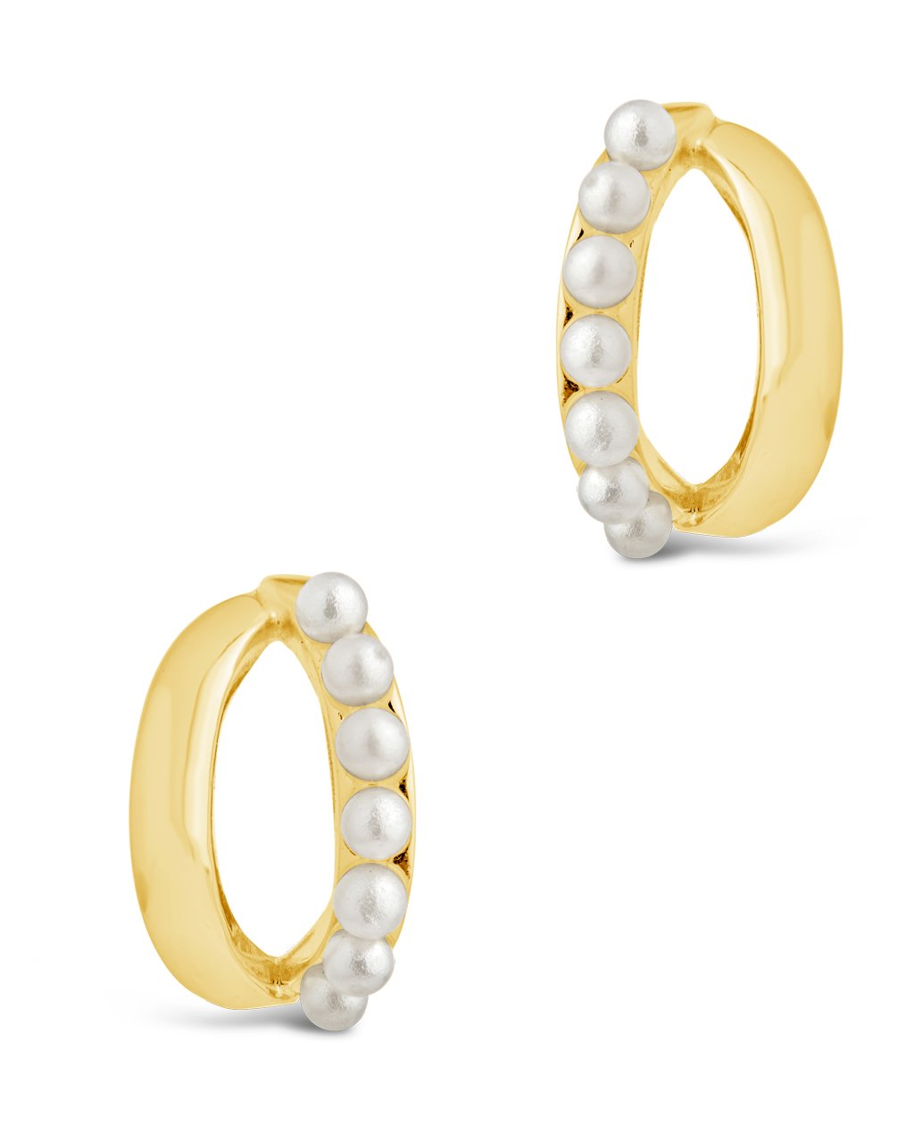 Willa Stud Hoops Earring Sterling Forever 