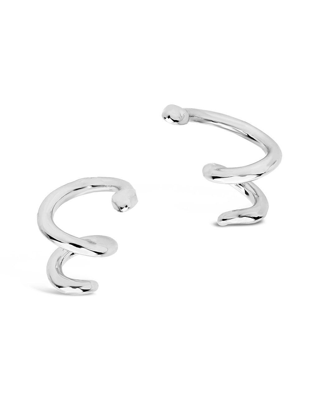 Spiral Snake Studs - Sterling Forever