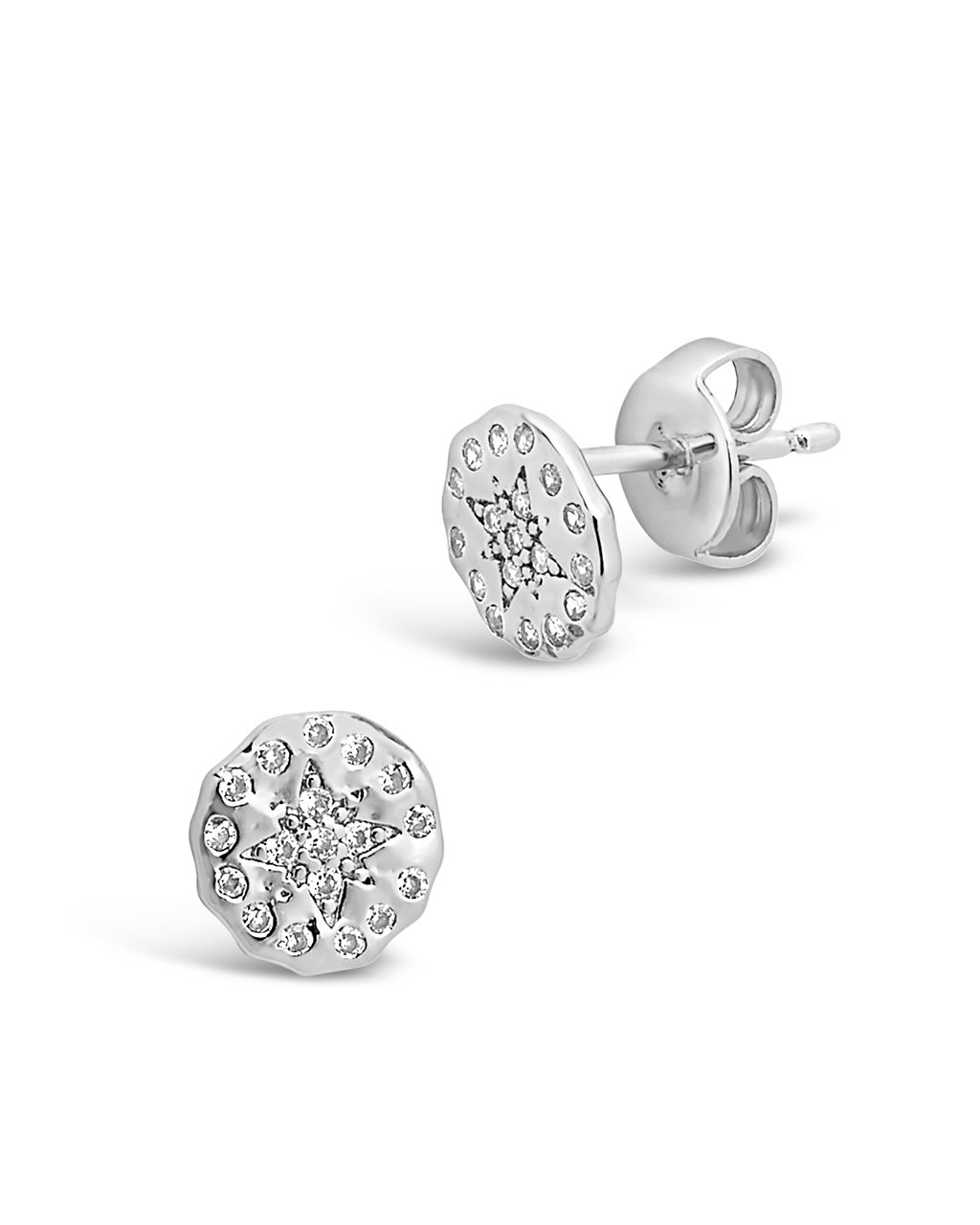 CZ Northern Star Studs Earring Sterling Forever 