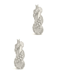 Florence Hoops Earring Sterling Forever 