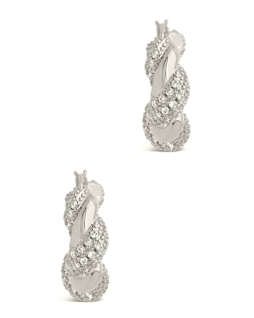 Florence Hoops Earring Sterling Forever 