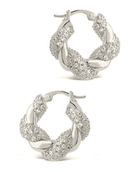 Florence Hoops Earring Sterling Forever 
