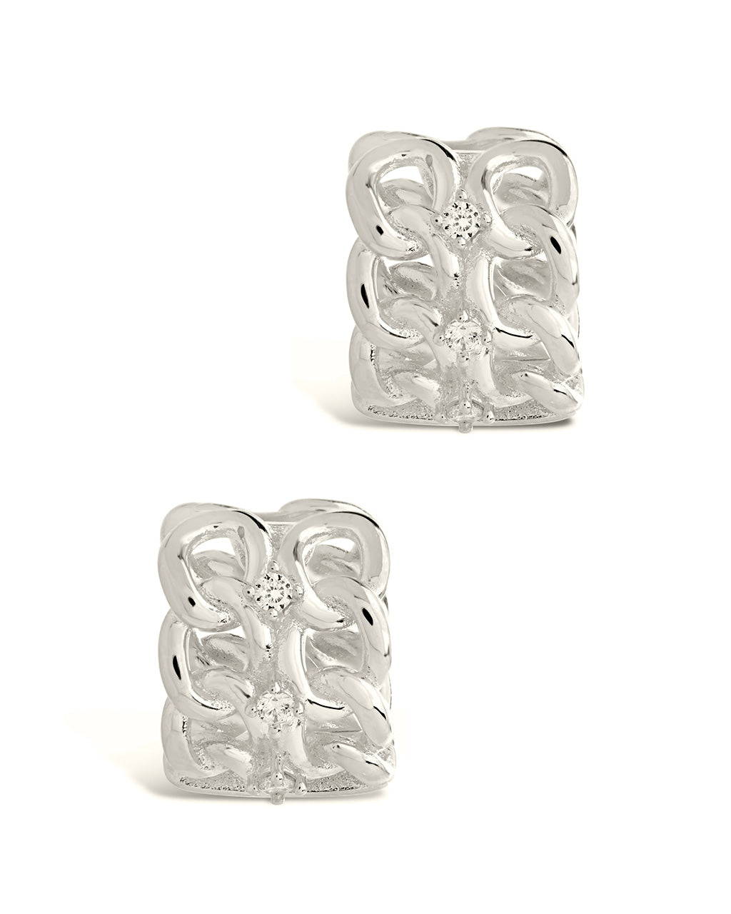 Carleene Huggie Hoops Earring Sterling Forever 