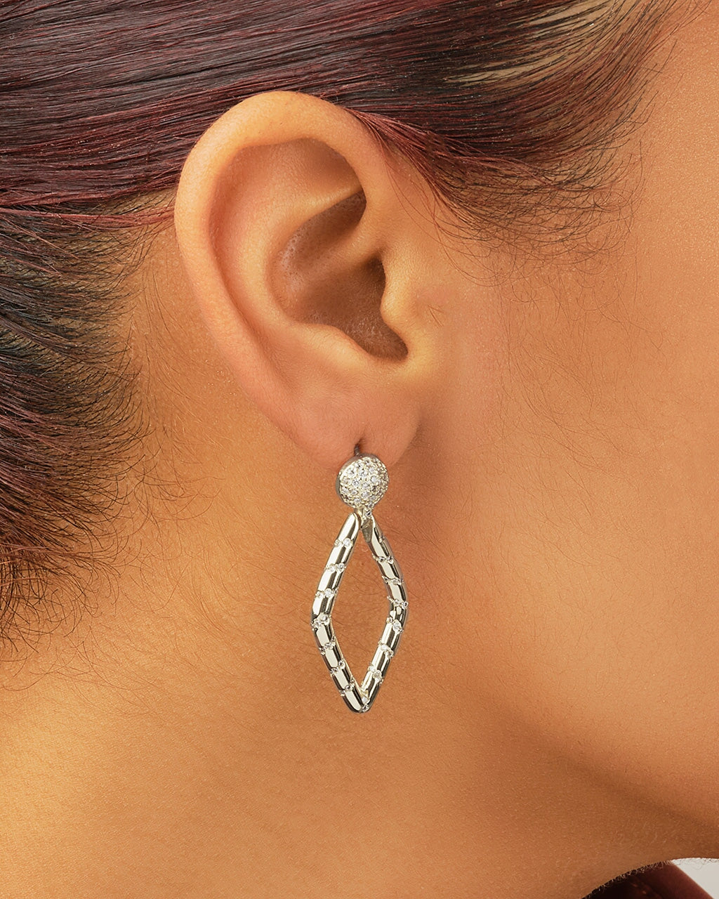 Gisele Drop Studs Earring Sterling Forever 