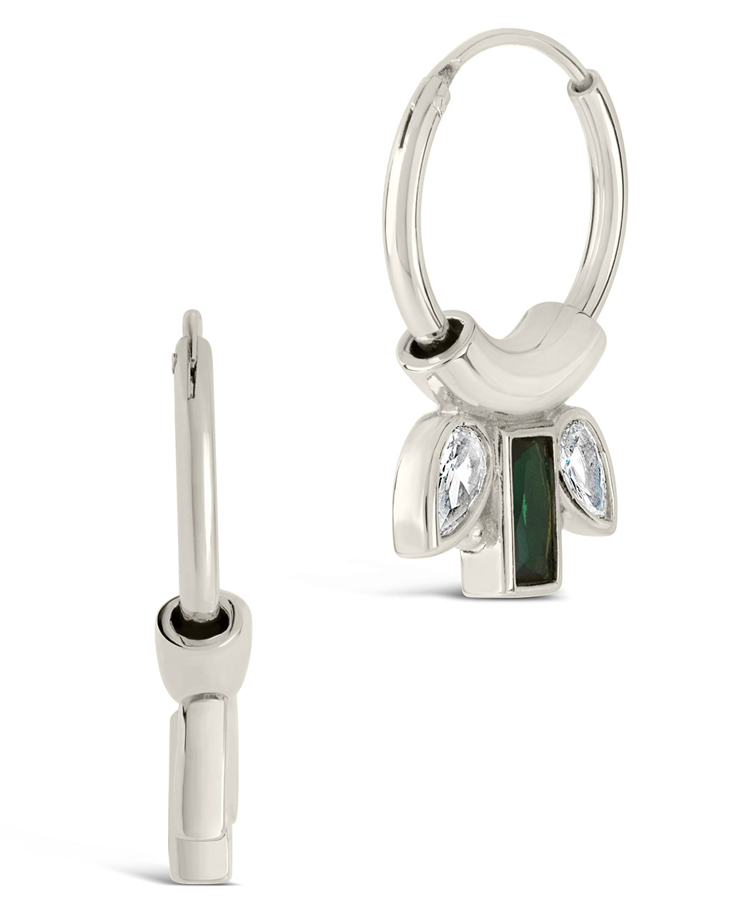 Helena Hoops Earring Sterling Forever Silver 
