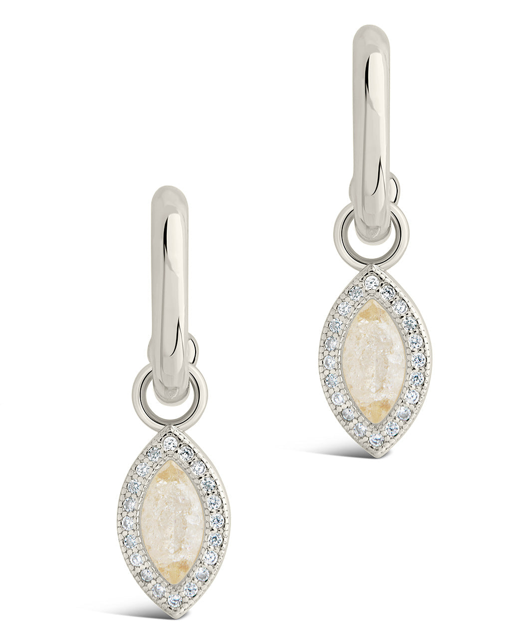 Calla Hoops Earring Sterling Forever 