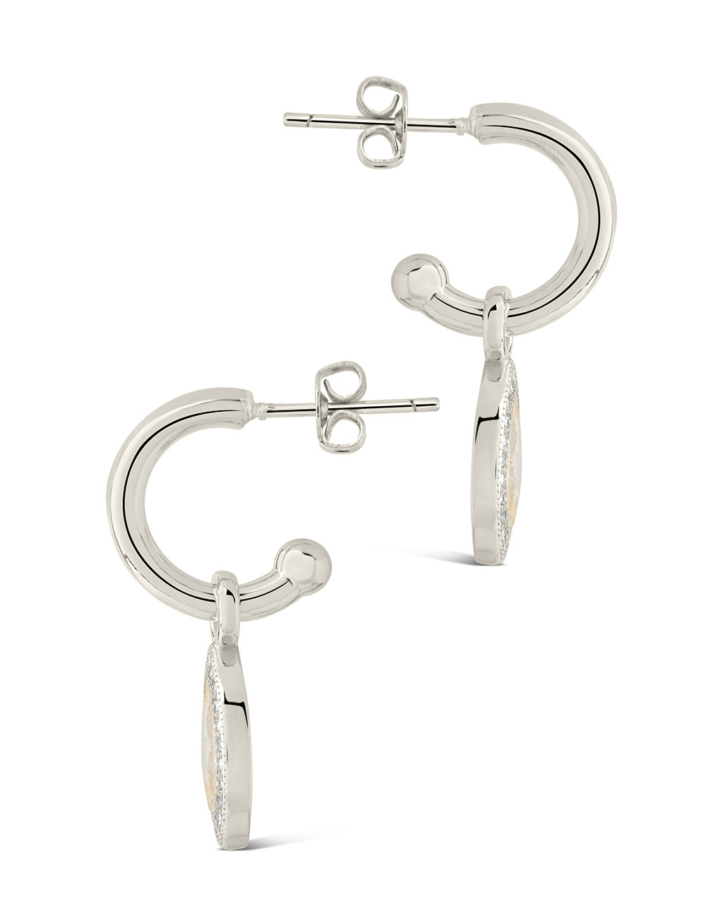 Calla Hoops Earring Sterling Forever 