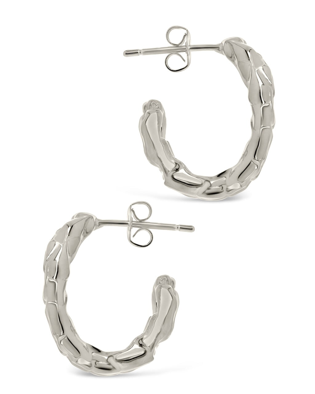 Mavis Hoops Earring Sterling Forever 