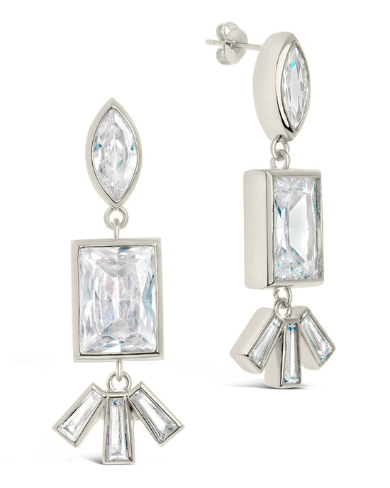 Bella Donna Silver & Turquoise Drop Earrings main image 1