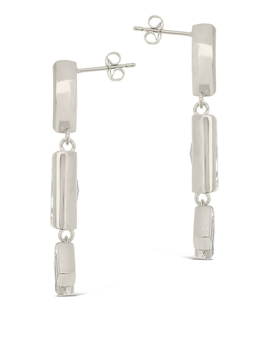 Bella Donna Silver & Turquoise Drop Earrings main image 0