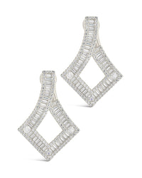 Amina Statement Studs Earring Sterling Forever 