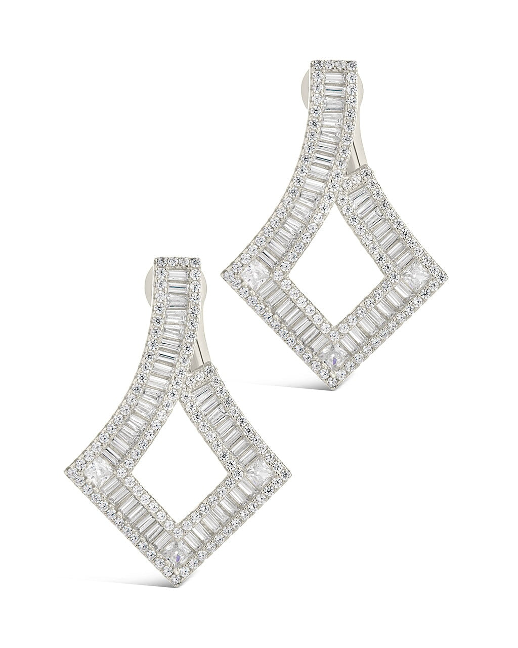 Amina Statement Studs Earring Sterling Forever 