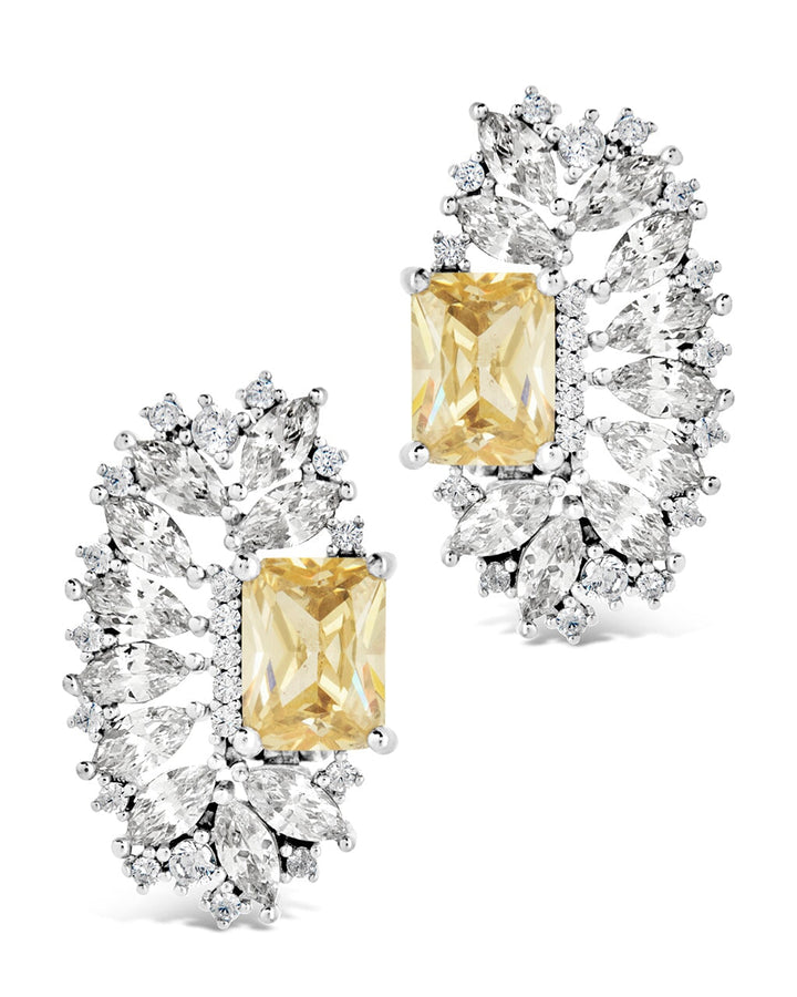 Nina Elongated CZ Stud Earrings