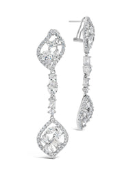 Mariah Drop Studs Earring Sterling Forever Silver 