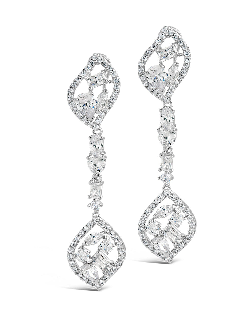 Mariah Drop Studs Earring Sterling Forever 