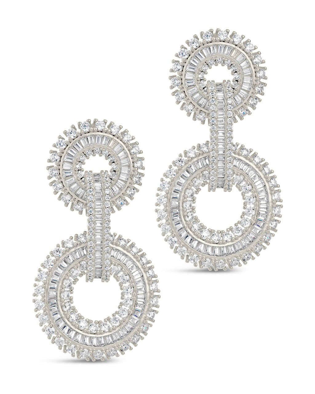 Reese Drop Studs Earring Sterling Forever 
