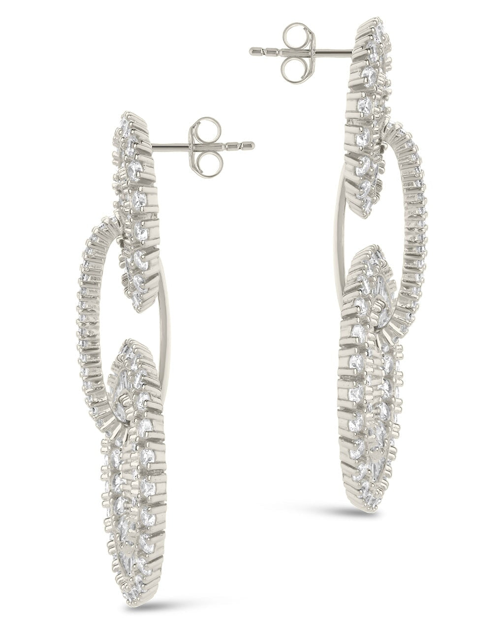 Reese Drop Studs Earring Sterling Forever 
