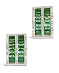 Serena CZ Hoops Earring Sterling Forever 